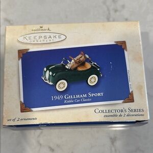 Hallmark Keepsake 1949 Gillham Sport Ornaments